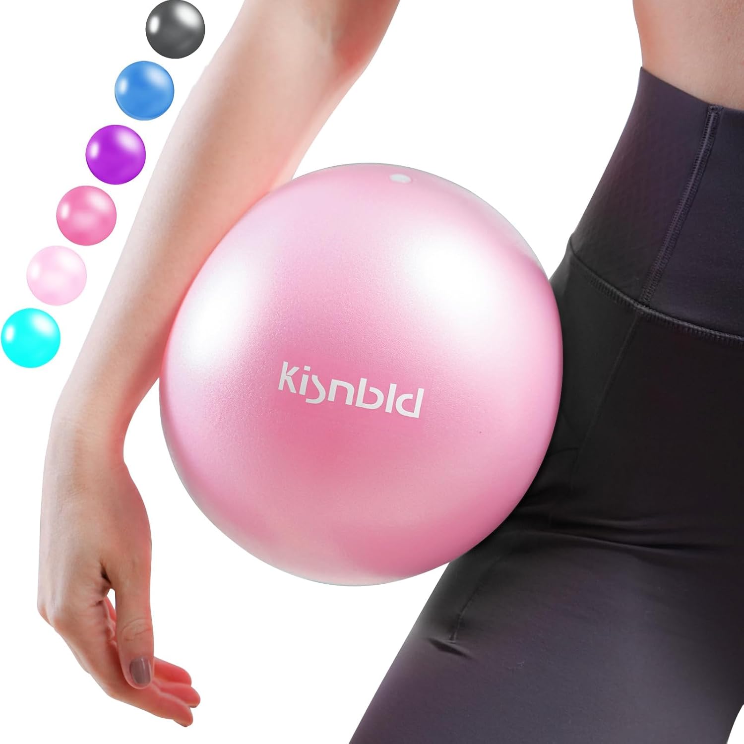 Pilates Yoga Workout At Home - Pelota de Ejercicio Pequeña, Mini Pelota