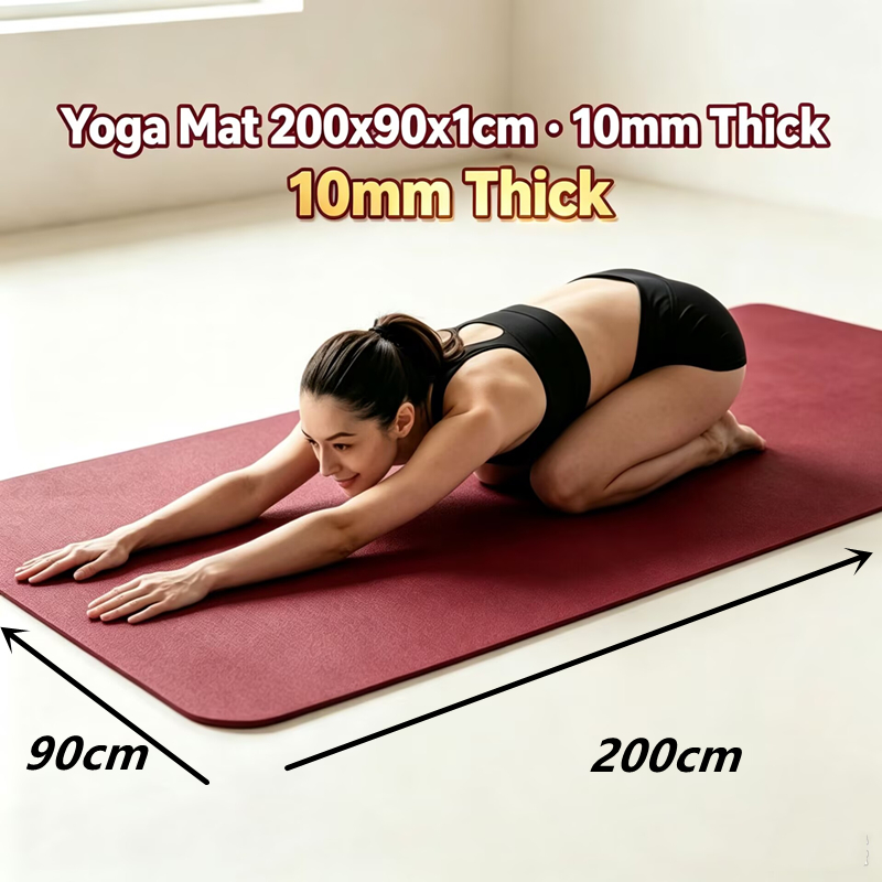 Pilates Yoga Mat Workout - Esterilla de Yoga de 200*90cm, de