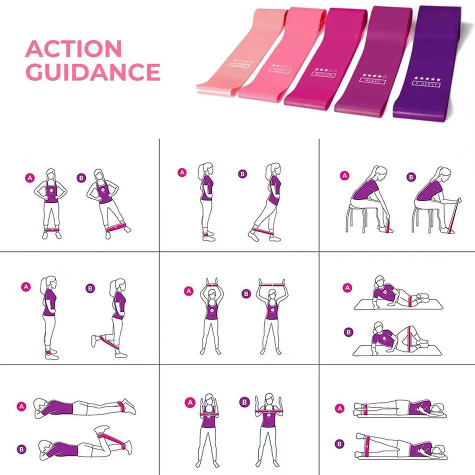 Bandas de resistencia para pel - Pilates Yoga Ball Workout reseña y precio