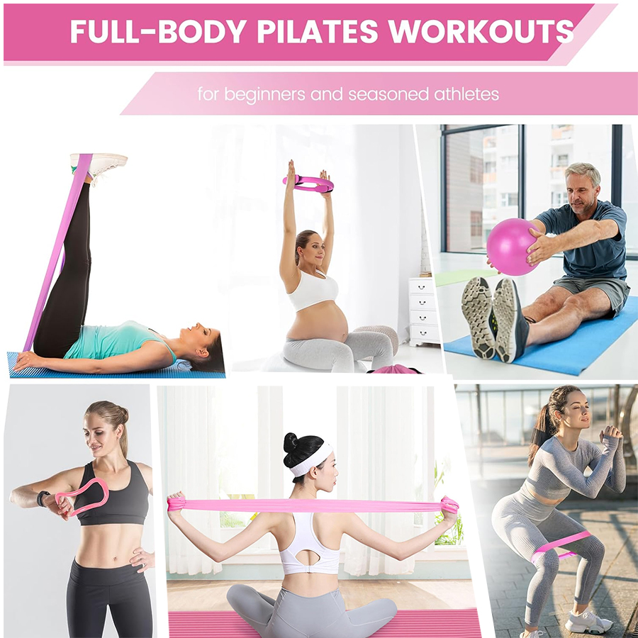 Kit básico de Pilates de cinco - Pilates Yoga Weight Loss reseña y precio