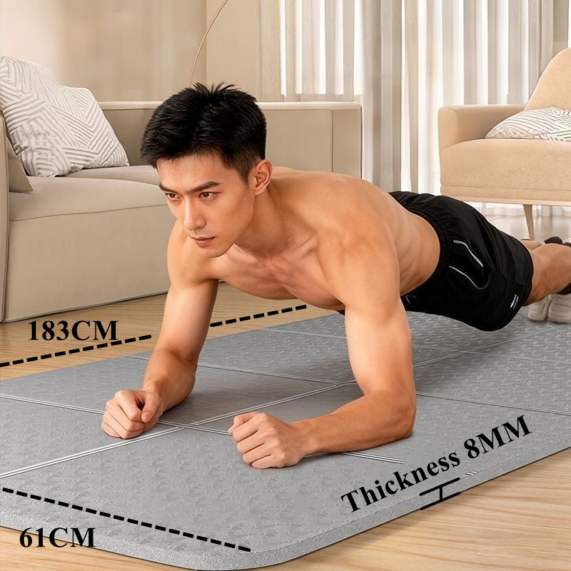 Estera plegable de 183x61x0,8  - Pilates Yoga Mat Workout reseña y precio