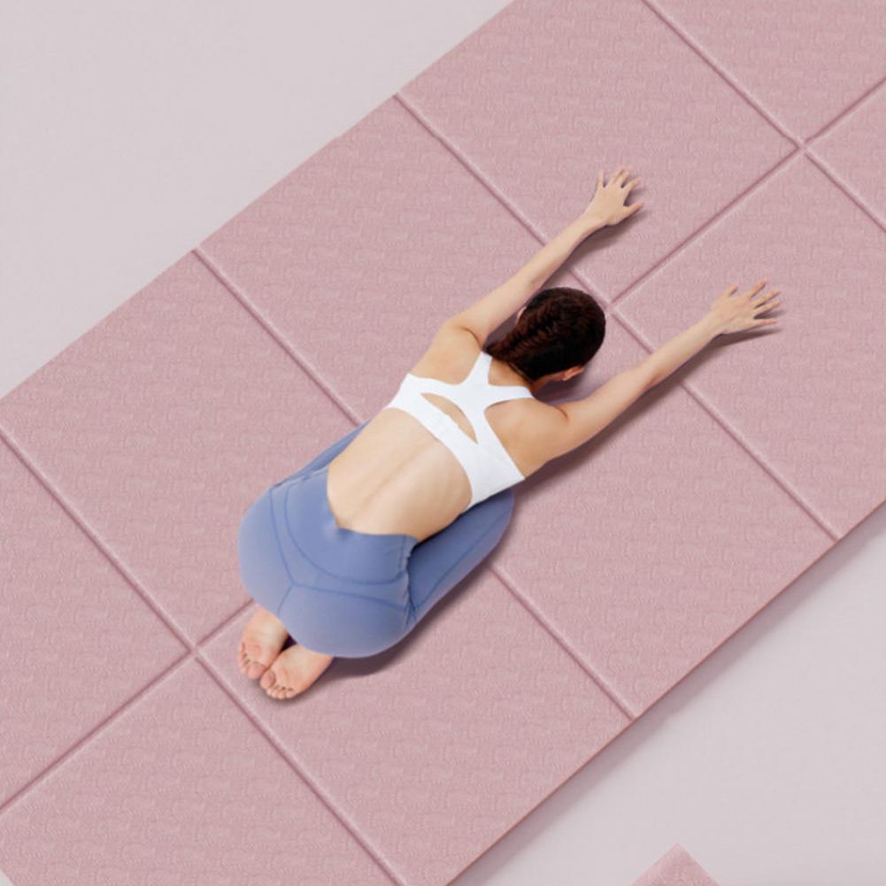 Colchoneta de Yoga Plegable, E - Pilates Yoga Mat Workout reseña y precio