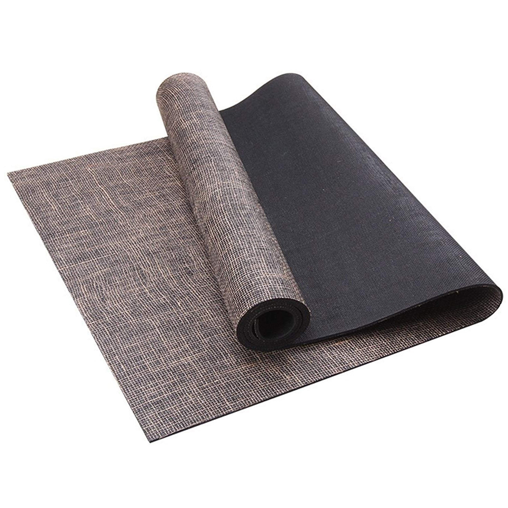 Tapete de Yoga de Yute y Cauch - Pilates Yoga Mat Workout reseña y precio