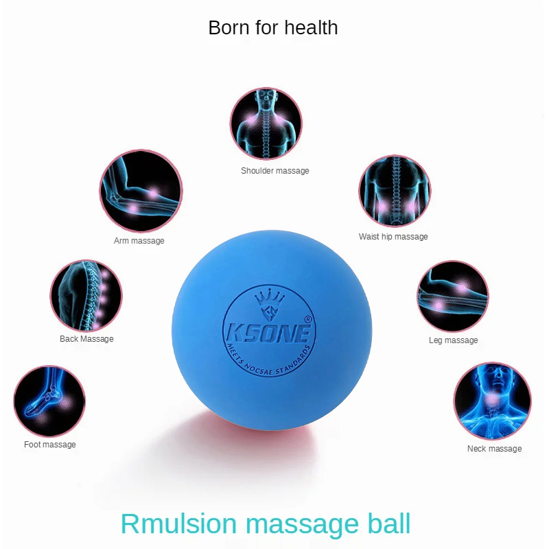 Bola de masaje de Fascia de go - Pilates Yoga Ball reseña y precio