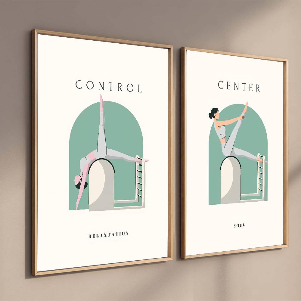 Póster Ilustrativo de Ejercici - Flow Yoga Pilates reseña y precio