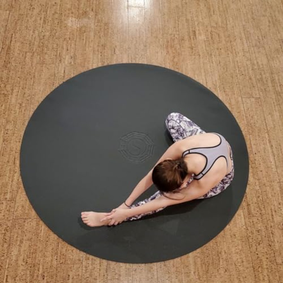 Tapete de Yoga Redondo Grande  - Pilates Yin Yoga reseña y precio