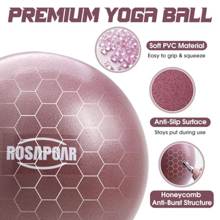 Pelota de Ejercicio Pequeña -  - Pilates Yoga Ball Workout reseña y precio