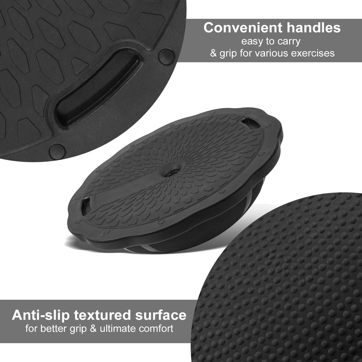 Pelota de Yoga duradera mitad  - Pilates Yoga Ball Workout reseña y precio